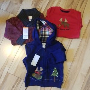 NWT Gymboree 3 Christmas pieces